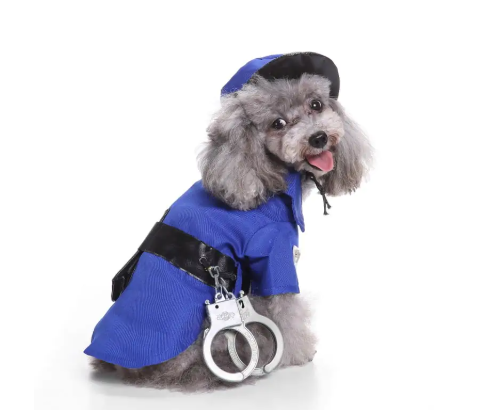 Halloween Police Dog