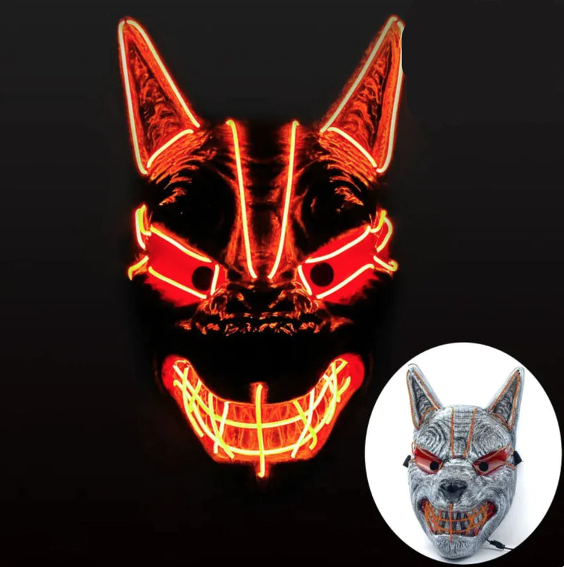 LED Halloween Mask