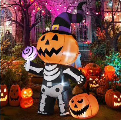 Halloween Pumpkin Head